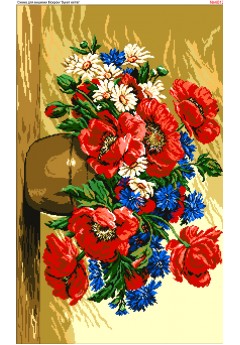 Схема вишивки бісером (хрестиком) Букет (4012)