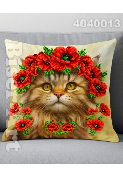 Пошита подушка з наволочкою для вишивання ВЕЛИКА (4040013)