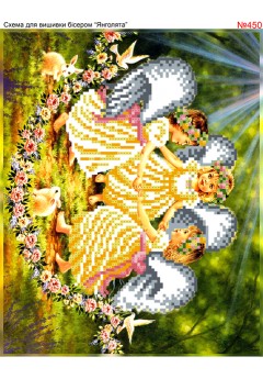 Схема вишивки бісером (хрестиком) «Ангелики (450)» Схема вишивки бісером (хрестиком) «Ангелики (450)»
