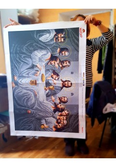 Схема вишивки бісером (хрестиком) «Таємна (тайная) вечеря» (4503)