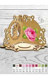 Підсвічник *Троянда* (51004)