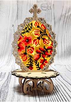 Писанка для вишивки бісером Хохлома (51038)