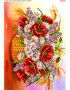 Схема вишивки бісером (хрестиком) «Польові квіти (539)»