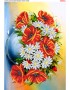 Схема вишивки бісером (хрестиком) «Букет маків(554)»