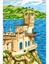 Схема вишивки бісером (хрестиком) Ластівчине гніздо (584)