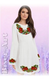 Плаття, габардин білий (6001) Плаття, габардин білий (6001)