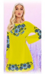 Плаття, жовтий габардин (6002-04)