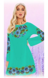 Плаття, м*ятний габардин (6002-06) Плаття, м*ятний габардин (6002-06)