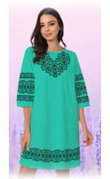 Плаття, м*ятний габардин (6004-06) Плаття, м*ятний габардин (6004-06)