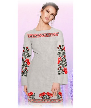 Плаття, льон беж (60100-05)