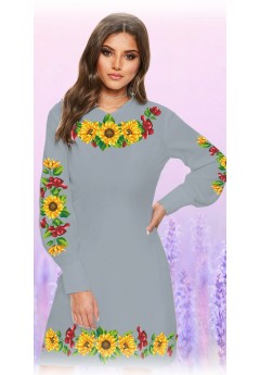 Плаття, сірий габардин (60102-15) Плаття, сірий габардин (60102-15)