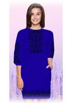 Плаття, синій габардин (60109-10) Плаття, синій габардин (60109-10)