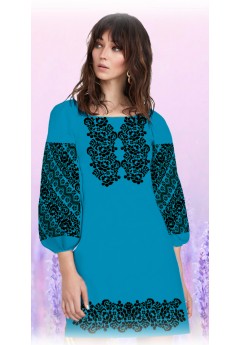 Плаття, смарагдовий габардин (60111-12)