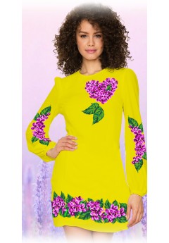 Плаття, жовтий габардин (60115-04)