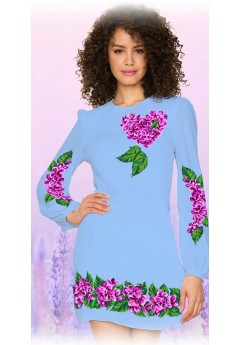 Плаття, блакитний габардин (60115-11)