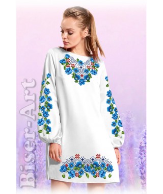 Плаття, льон білий (60116-02) Плаття, льон білий (60116-02)