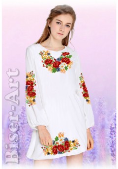 Плаття, габардин білий (6012) Плаття, габардин білий (6012)