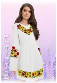 Плаття, габардин білий (6018) Плаття, габардин білий (6018)