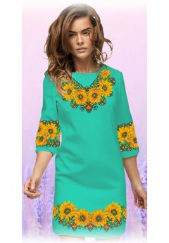 Плаття, м*ятний габардин (6023-06)