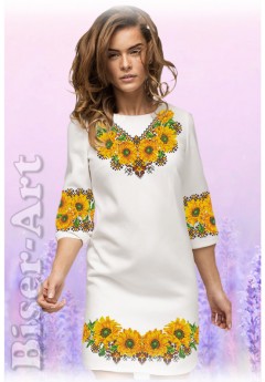 Плаття, льон білий (6023-02) Плаття, льон білий (6023-02)