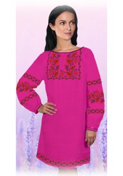 Плаття, малиновий габардин (6030-09)