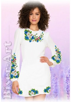 Плаття, льон білий (6033-02) Плаття, льон білий (6033-02)