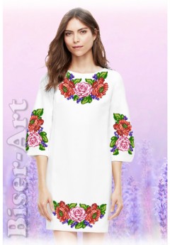 Плаття, льон білий (6034-02) Плаття, льон білий (6034-02)