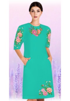 Плаття, м*ятний габардин (6038-06)