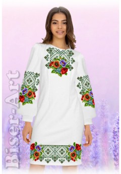 Плаття, льон білий (6052-02) Плаття, льон білий (6052-02)