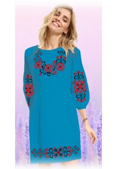 Плаття, смарагдовий габардин (6062-12)