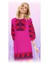 Плаття, малиновий габардин (6068-09)