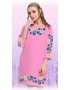Плаття, рожевий габардин (6078-08)