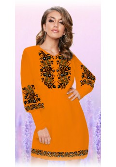 Плаття, оранжевий габардин (6084-16)