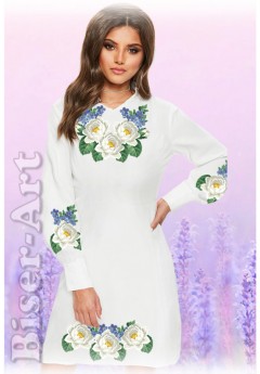 Плаття, льон білий (6086-02) Плаття, льон білий (6086-02)