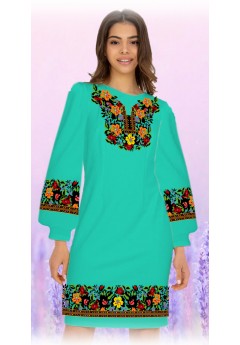 Плаття, м*ятний габардин (6088-06)