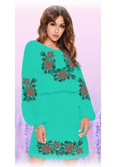 Плаття, м*ятний габардин (6096-06)