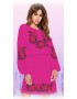 Плаття, малиновий габардин (6096-09)