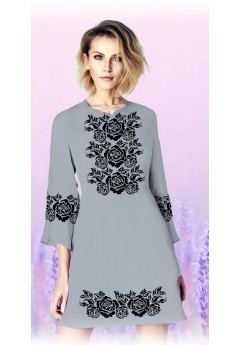 Плаття, сірий габардин (6097-15) Плаття, сірий габардин (6097-15)