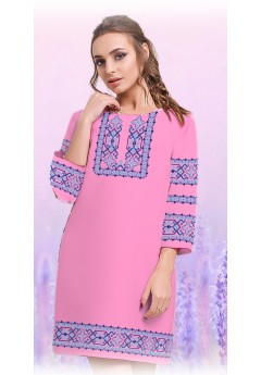 Плаття, рожевий габардин (6098-08)