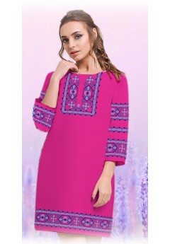 Плаття, малиновий габардин (6098-09)