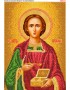 Схема вишивки бісером (хрестиком) «Св Пантелеймон (633)»