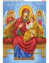 Схема вишивки бісером (хрестиком) «Божа Матір Всецариця» (649)