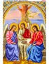 Схема вишивки бісером (хрестиком) «Пресвята Трійця (655)»