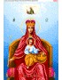 Схема вишивки бісером (хрестиком) «Матір Божа Державна» (663)