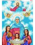 Схема вишивки бісером (хрестиком) «Віра, Надія, Любов і їх матір Софія (674)»