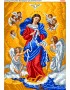 Схема вишивки бісером (хрестиком) «Божа Матір, що розв'язує вузли (684)»