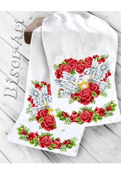 Рушник на ікони для вишивки бісером (нитками) (8045) Рушник на ікони для вишивки бісером (нитками) (8045)