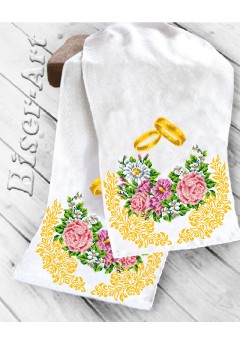 Рушник весільний для вишивки бісером (нитками) (8047) Рушник весільний для вишивки бісером (нитками) (8047)