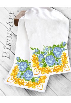 Рушник весільний для вишивки бісером (нитками) (8056)