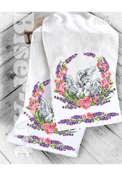 Рушник весільний для вишивки бісером (нитками) (8067)